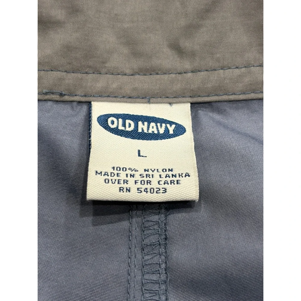 Vintage Y2K Old Navy Mens Blue Tribal Board Shorts Swim Trunks Large Summer NEW